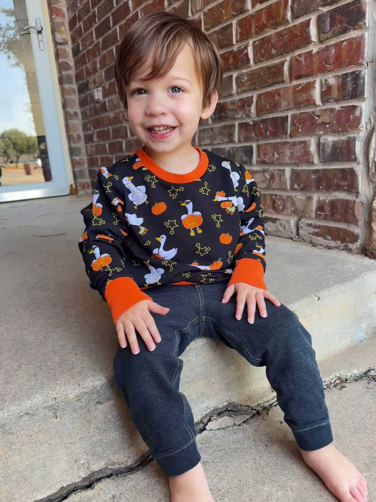 Quacktober Bamboo Terry Crewneck Sweatshirt