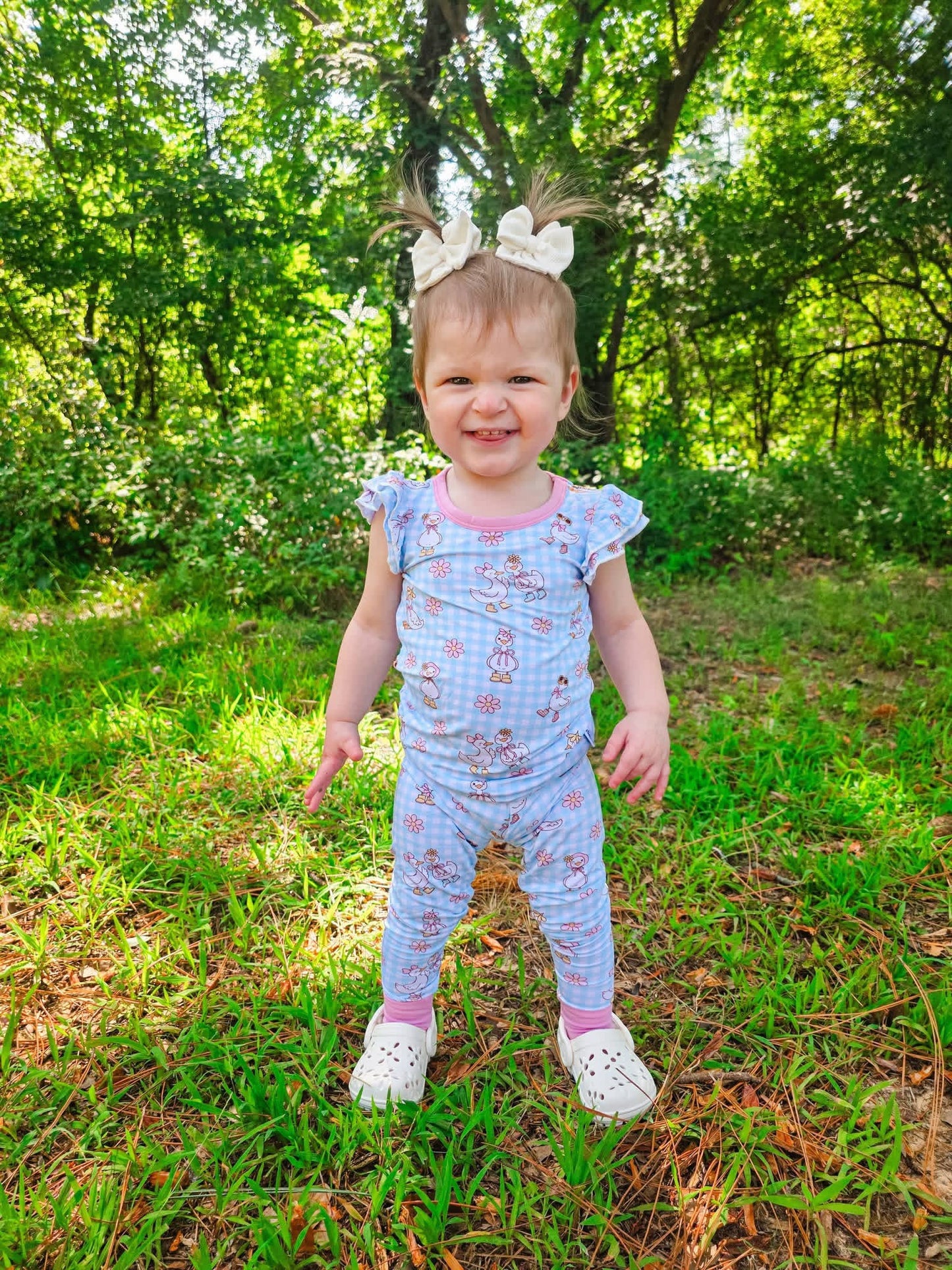 Boots&Blooms Flutter Sleeve Two Piece PJs