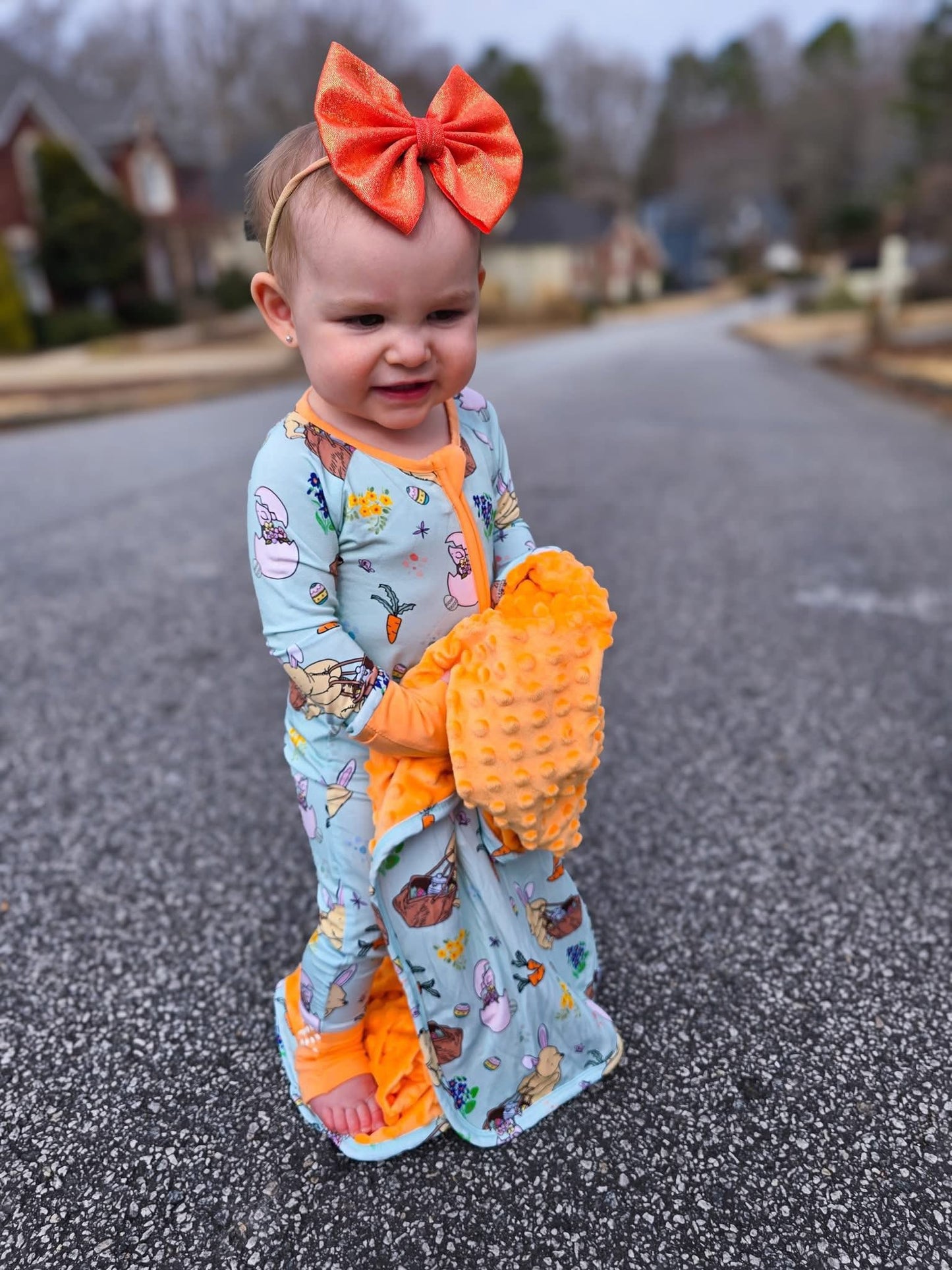 Hunny Bunny Zippered Romper