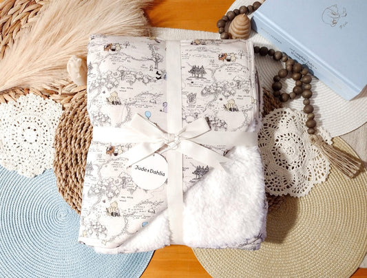 Hunny Trails Plush Backed Blanket