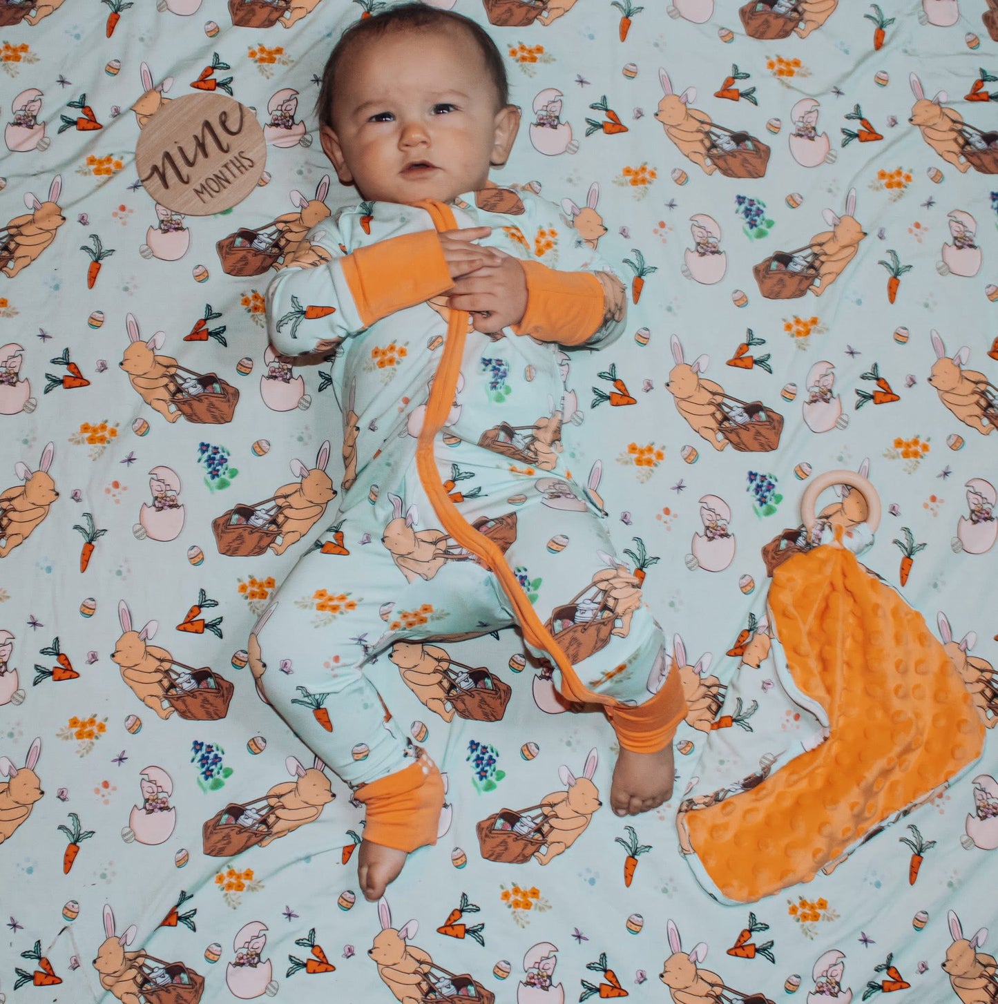 Hunny Bunny Zippered Romper
