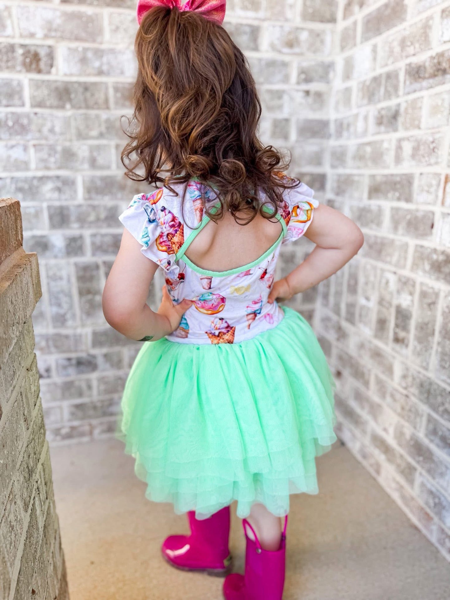 Dahlia’s Delights Tulle Twirl+Solid Bikers