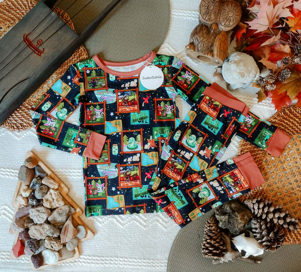 Camp Cryptids Two Piece PJs