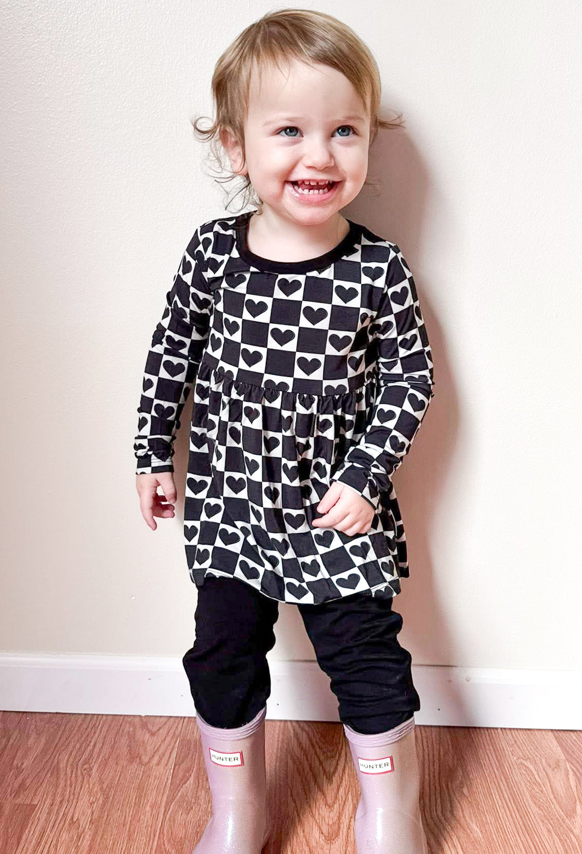Rebel Hearts Peplum+Leggings