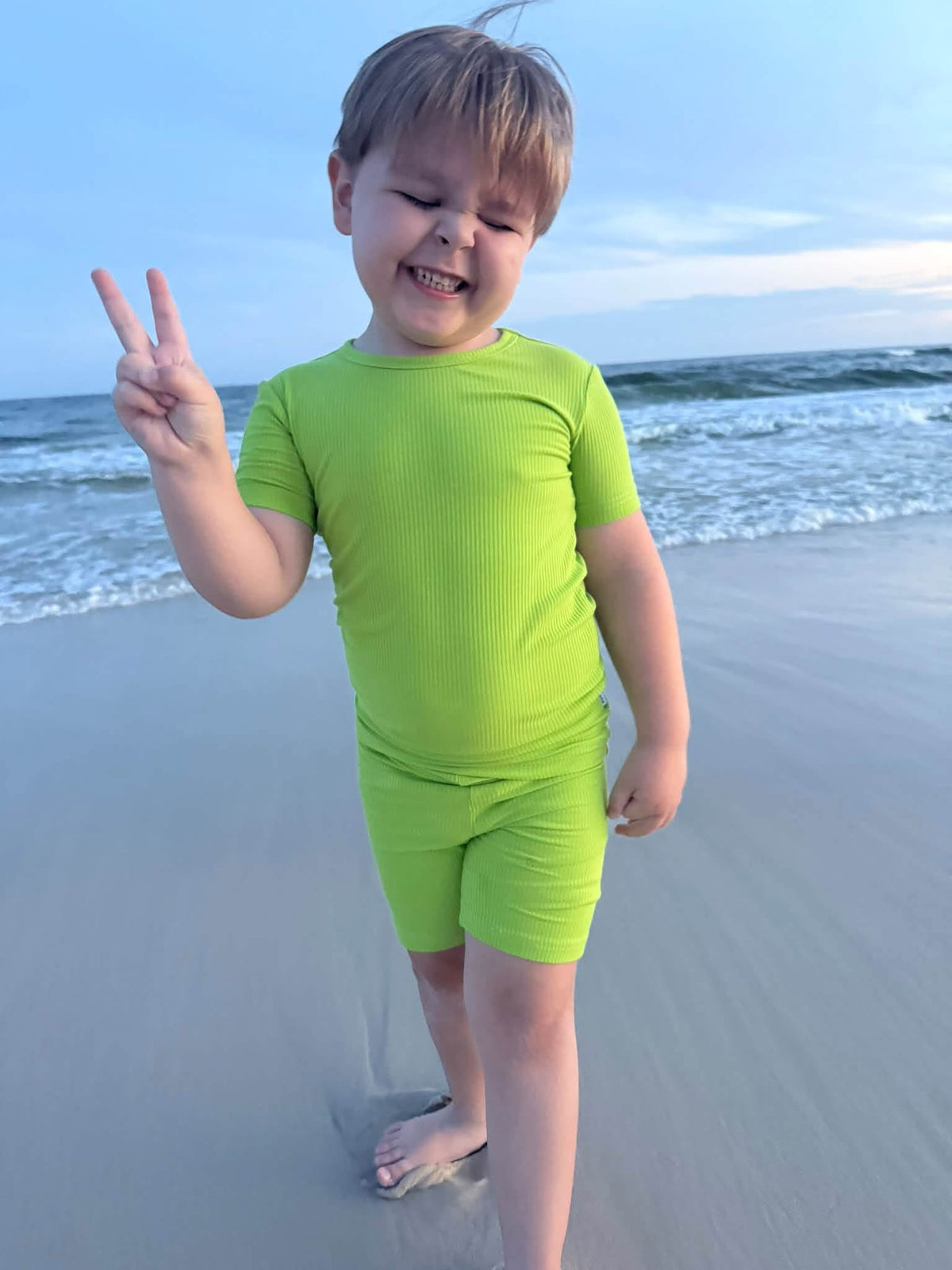 Cosmo Ribbed Two Piece PJs