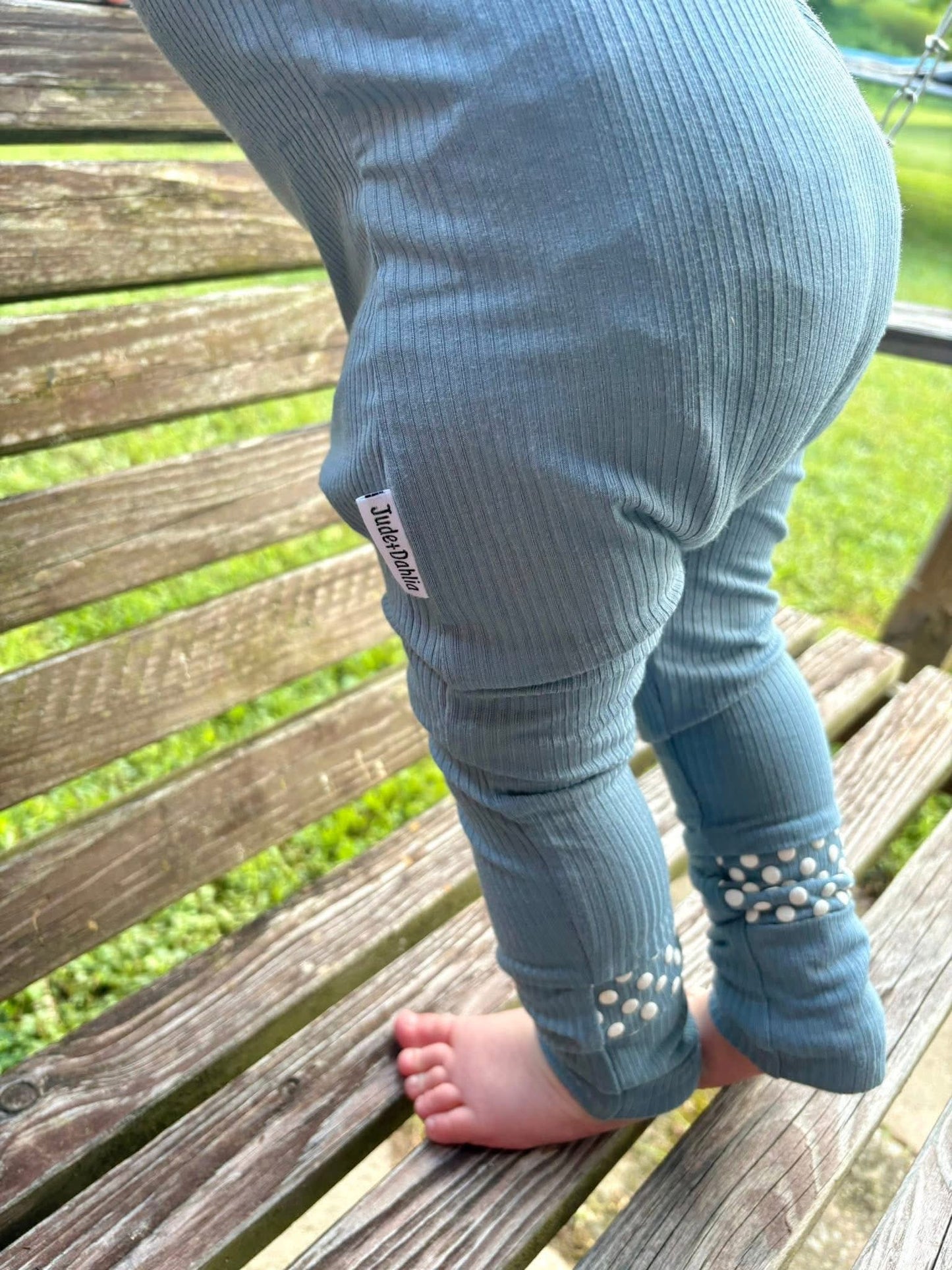 Moonlit Tide Ribbed Zippered Romper