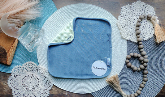 Moonlit Tide Ribbed Paci Lovey