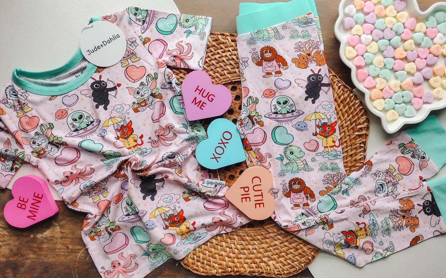 Cryptid Crush Two Piece PJs