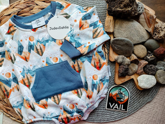 Vail Bamboo Terry Bubble Romper