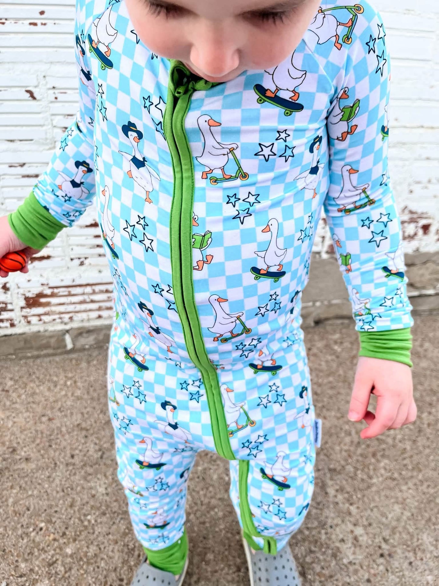 Scoots&Stories Zippered Romper