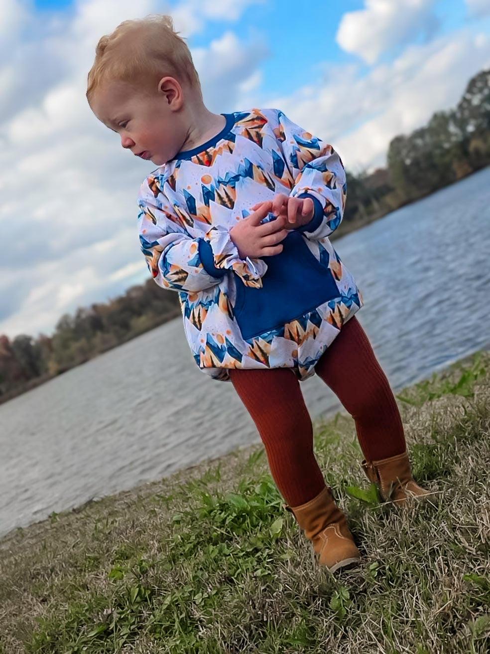 Vail Bamboo Terry Bubble Romper