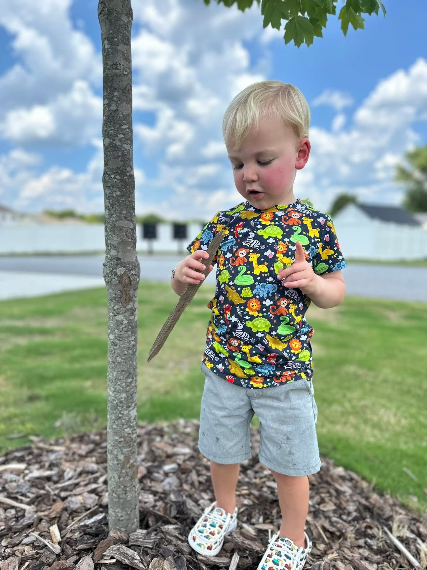 Safari Party Pocket Tee