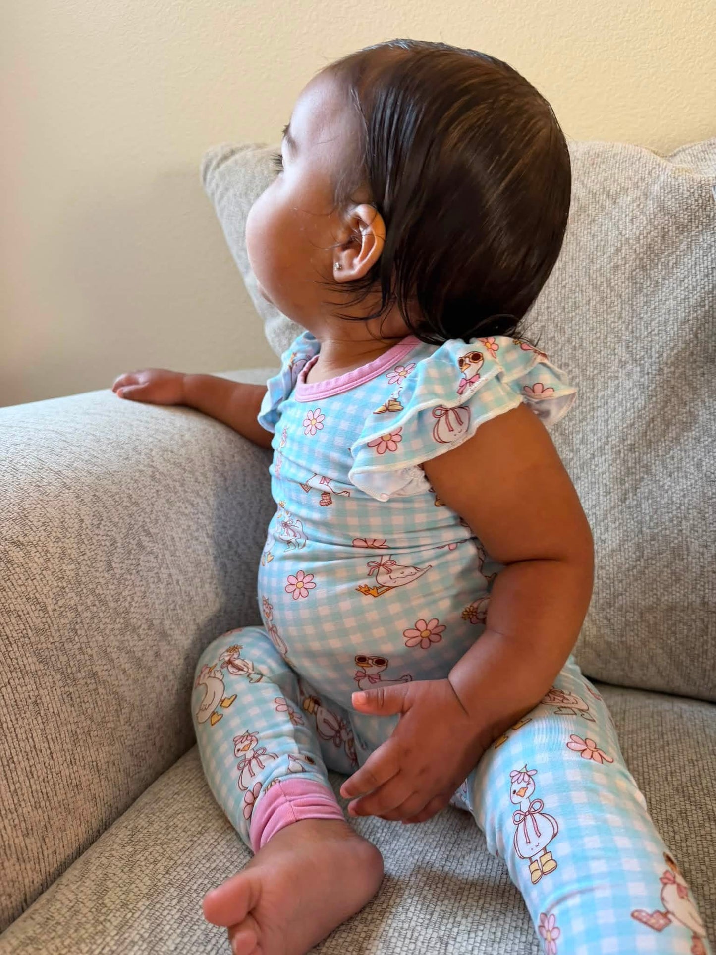 Boots&Blooms Flutter Sleeve Two Piece PJs