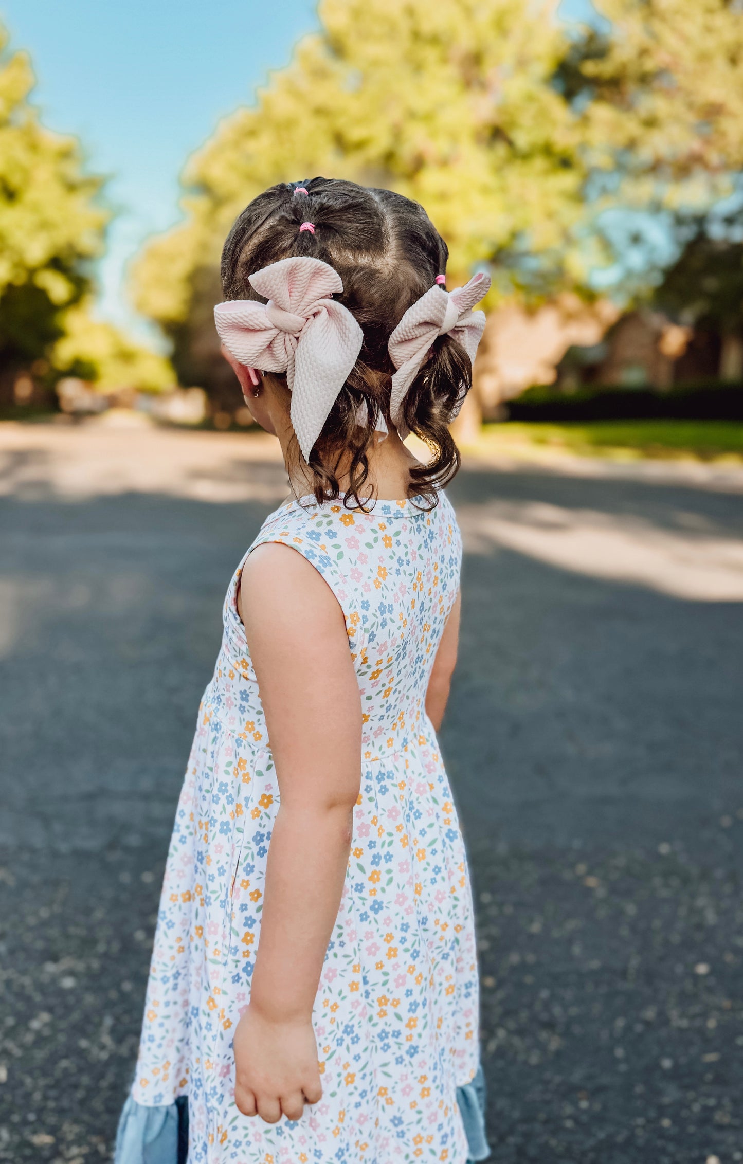 Floral Haze Tank Twirl+Solid Bikers