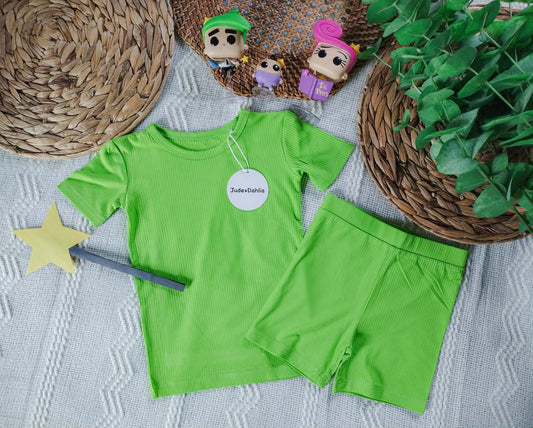 Cosmo Ribbed Two Piece PJs