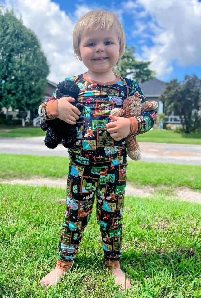 Camp Cryptids Two Piece PJs