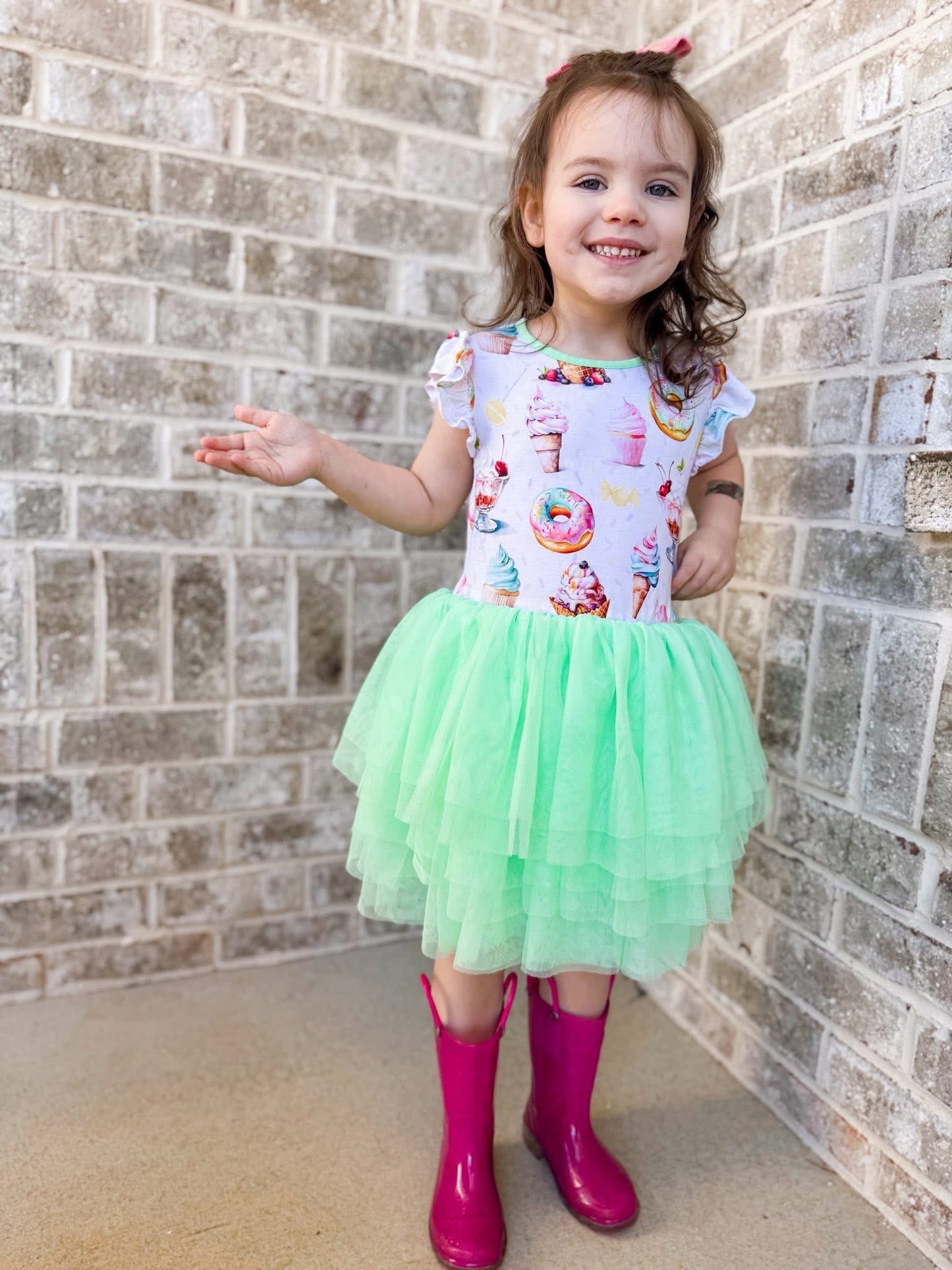 Dahlia’s Delights Tulle Twirl+Solid Bikers