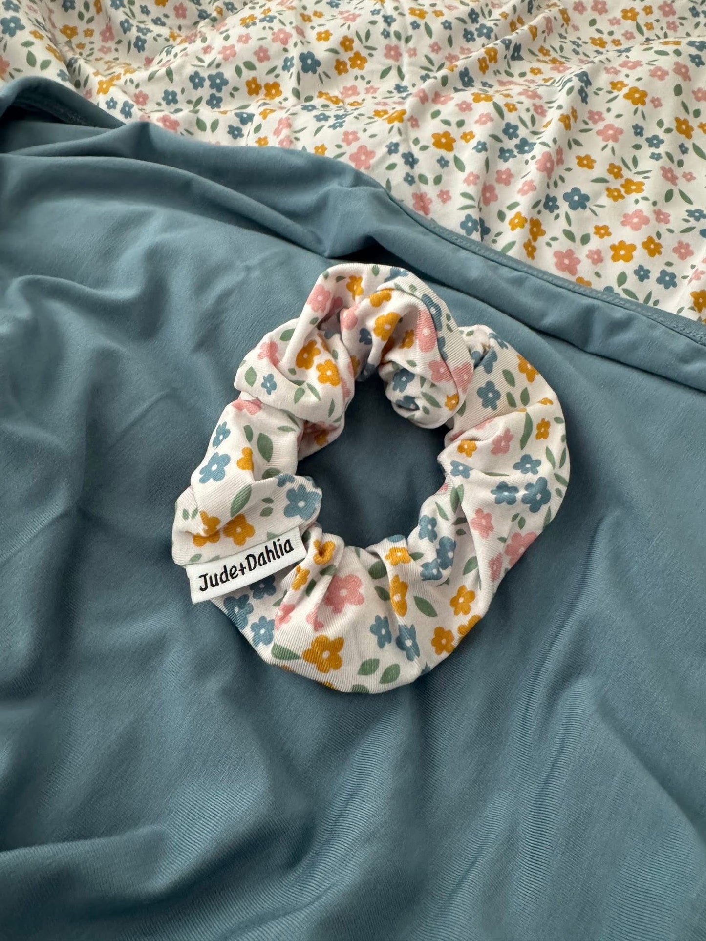 Floral Haze Scrunchy