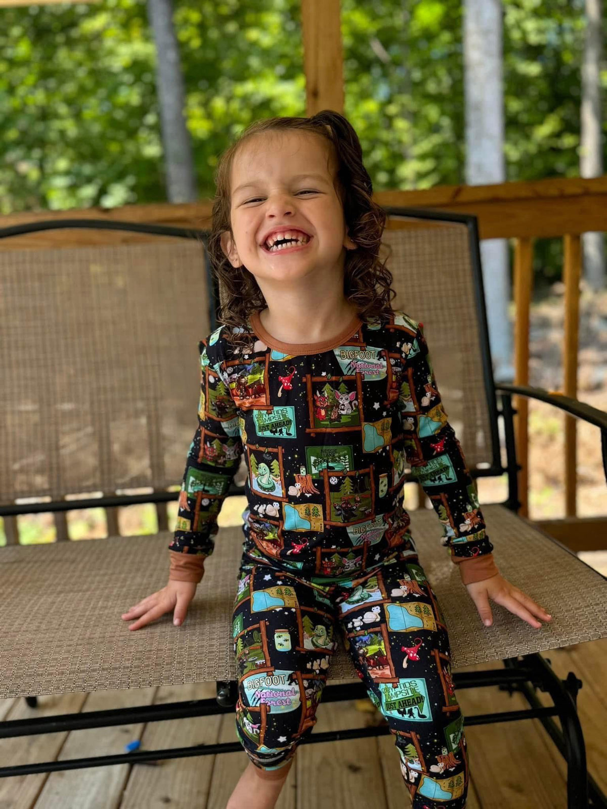 Camp Cryptids Two Piece PJs