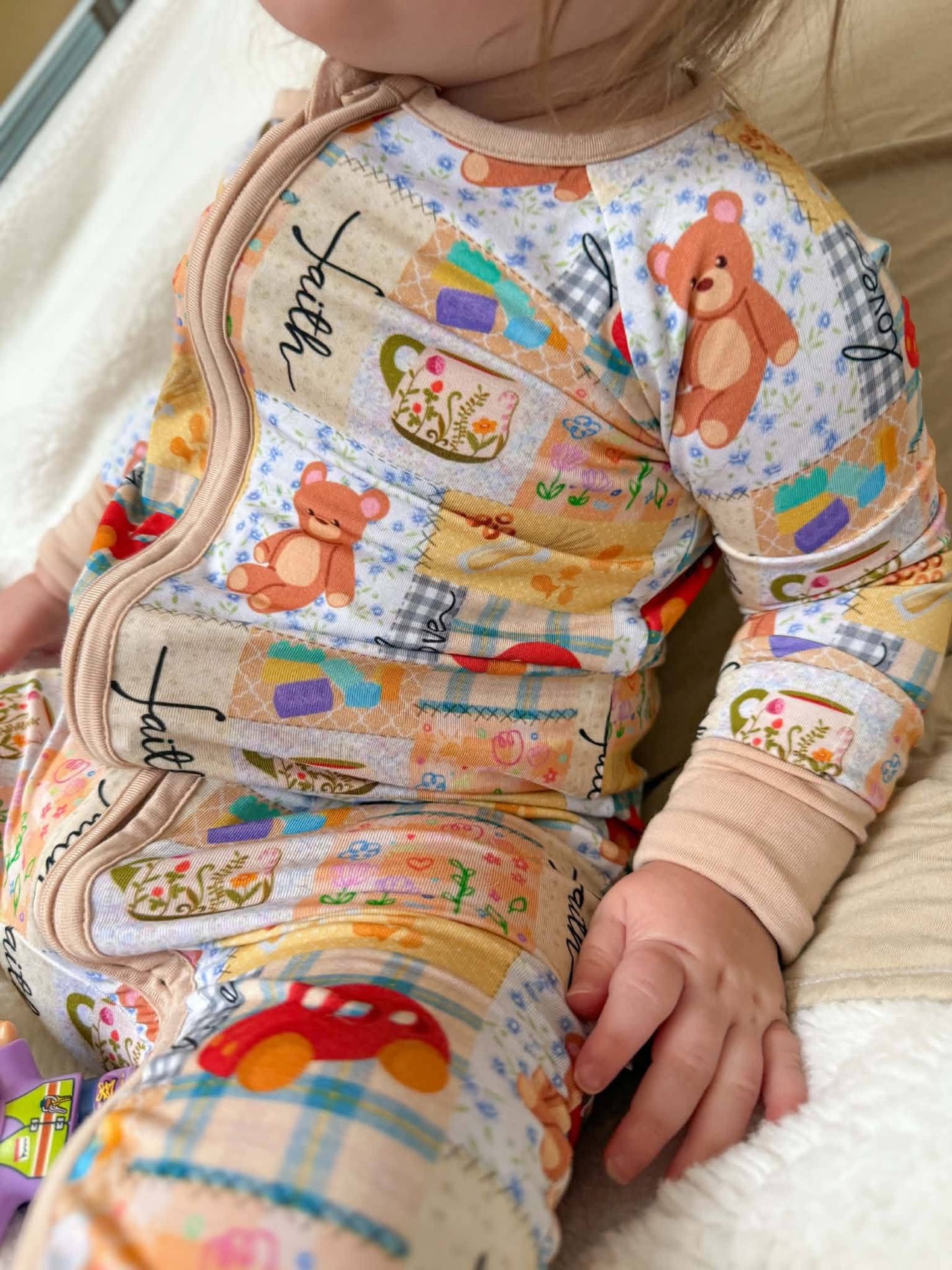String Cheese Zippered Romper