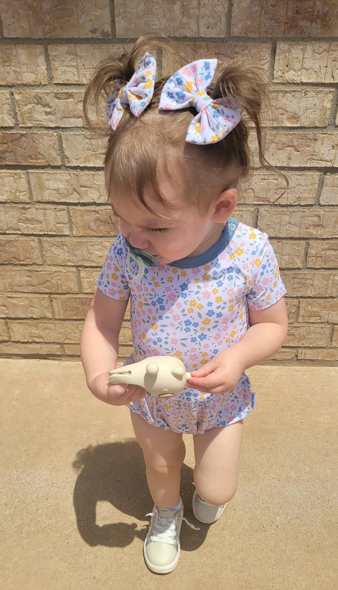 Floral Haze Bubble Romper