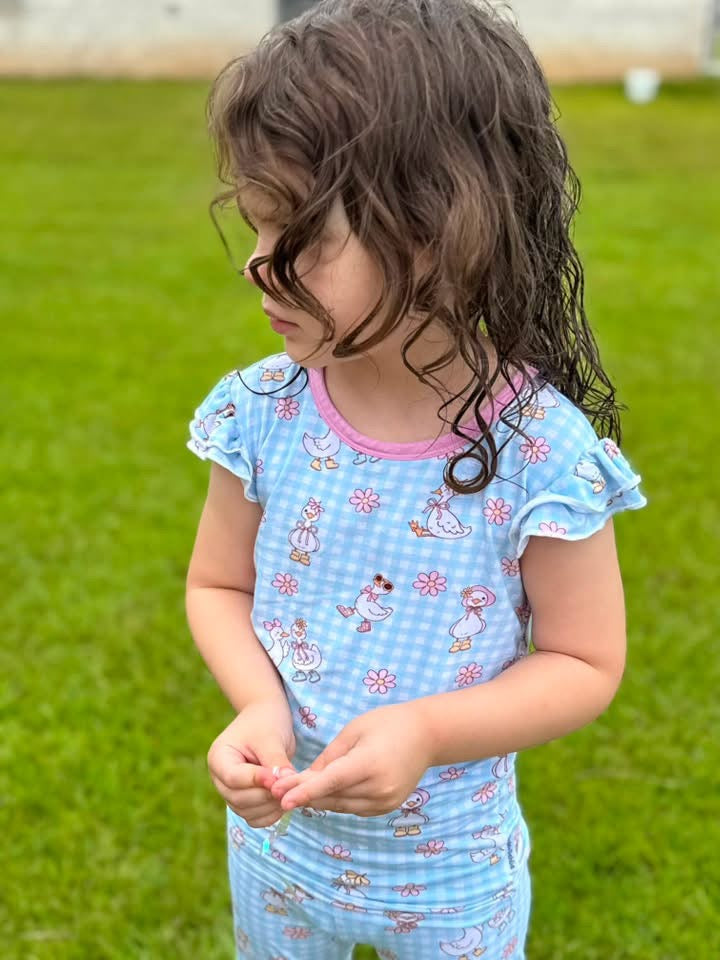 Boots&Blooms Flutter Sleeve Two Piece PJs