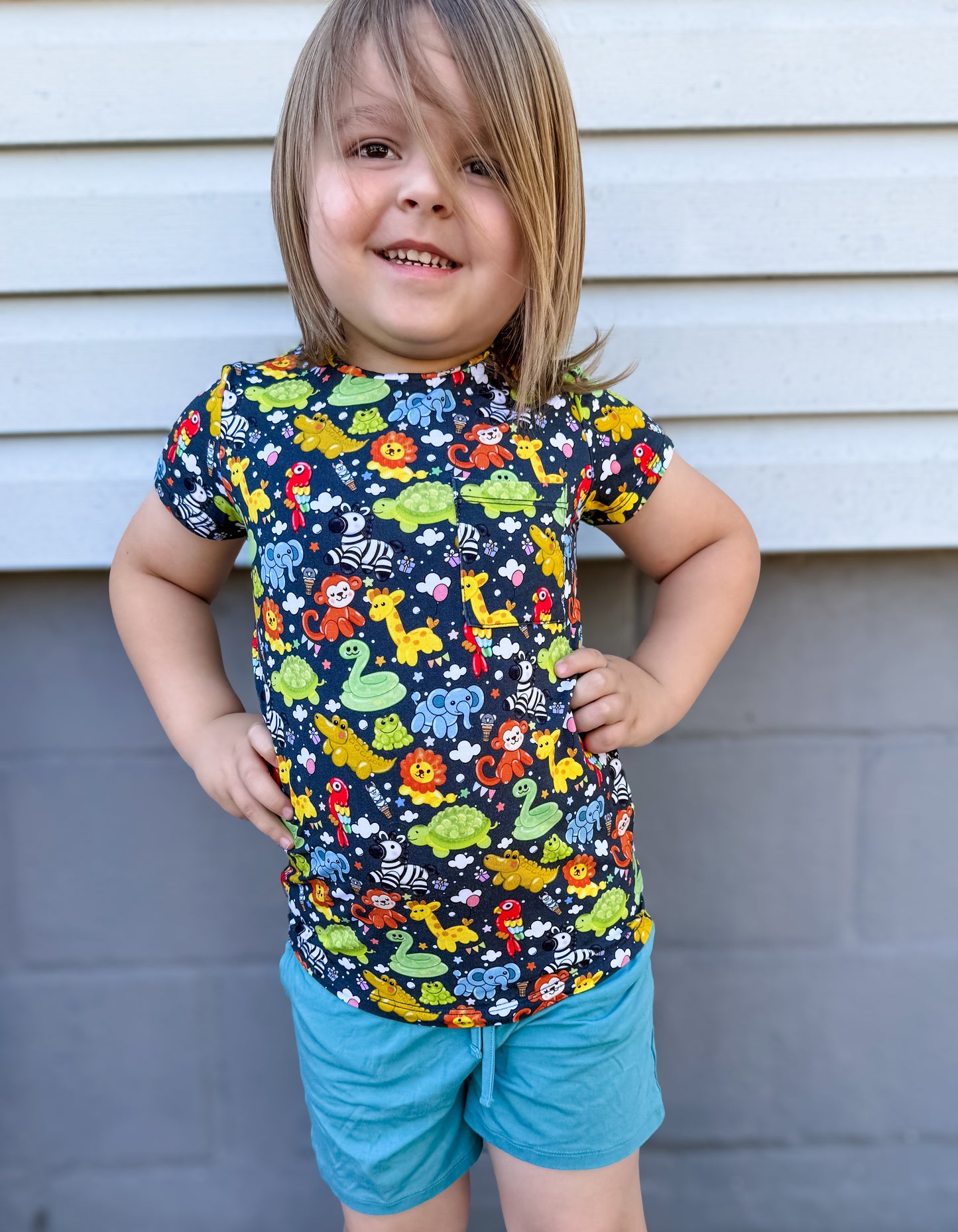 Safari Party Pocket Tee