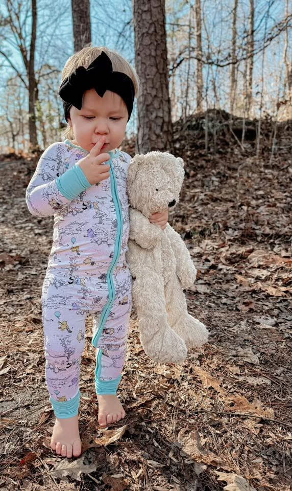 Hunny Trails Zippered Romper