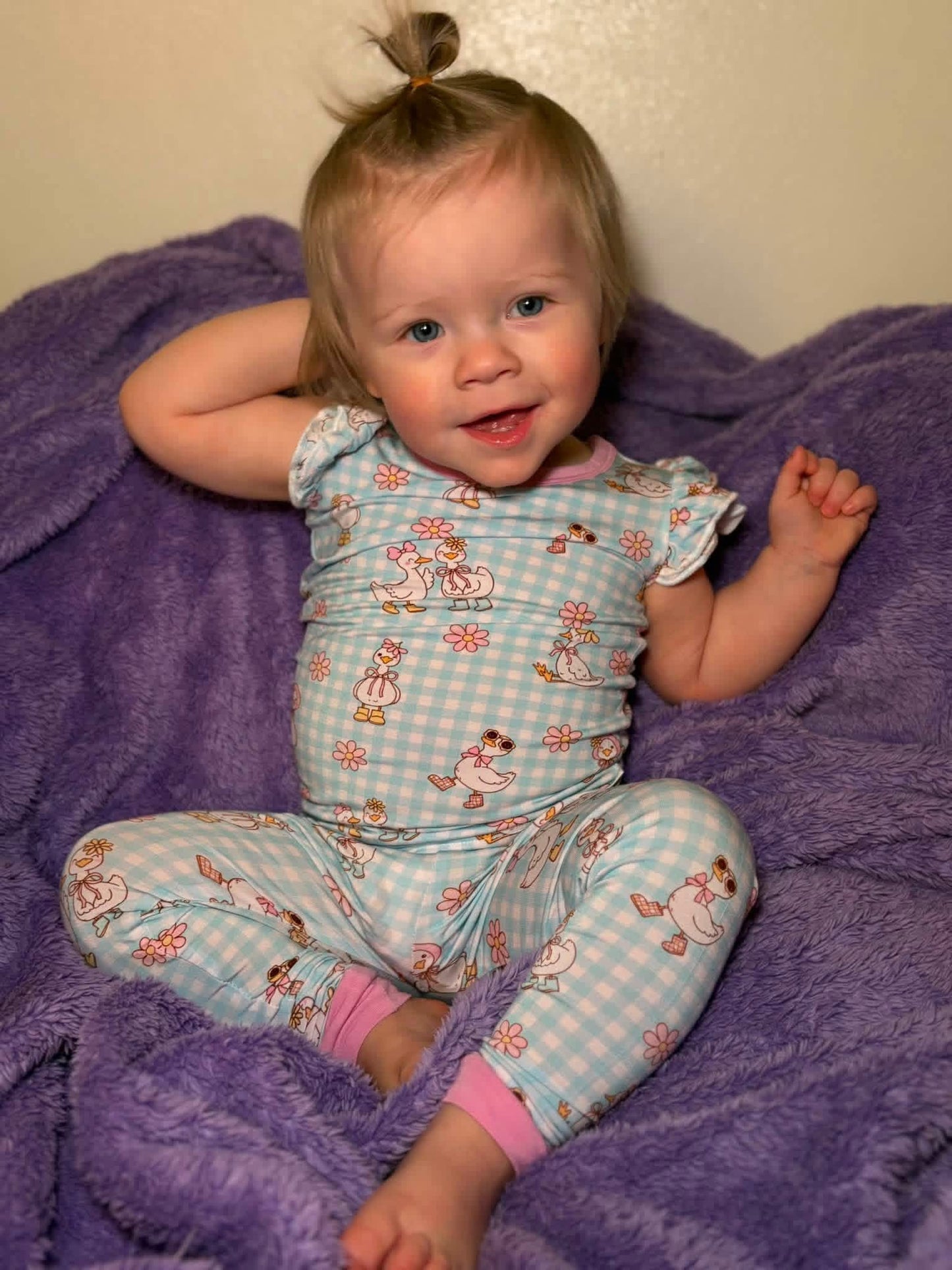 Boots&Blooms Flutter Sleeve Two Piece PJs