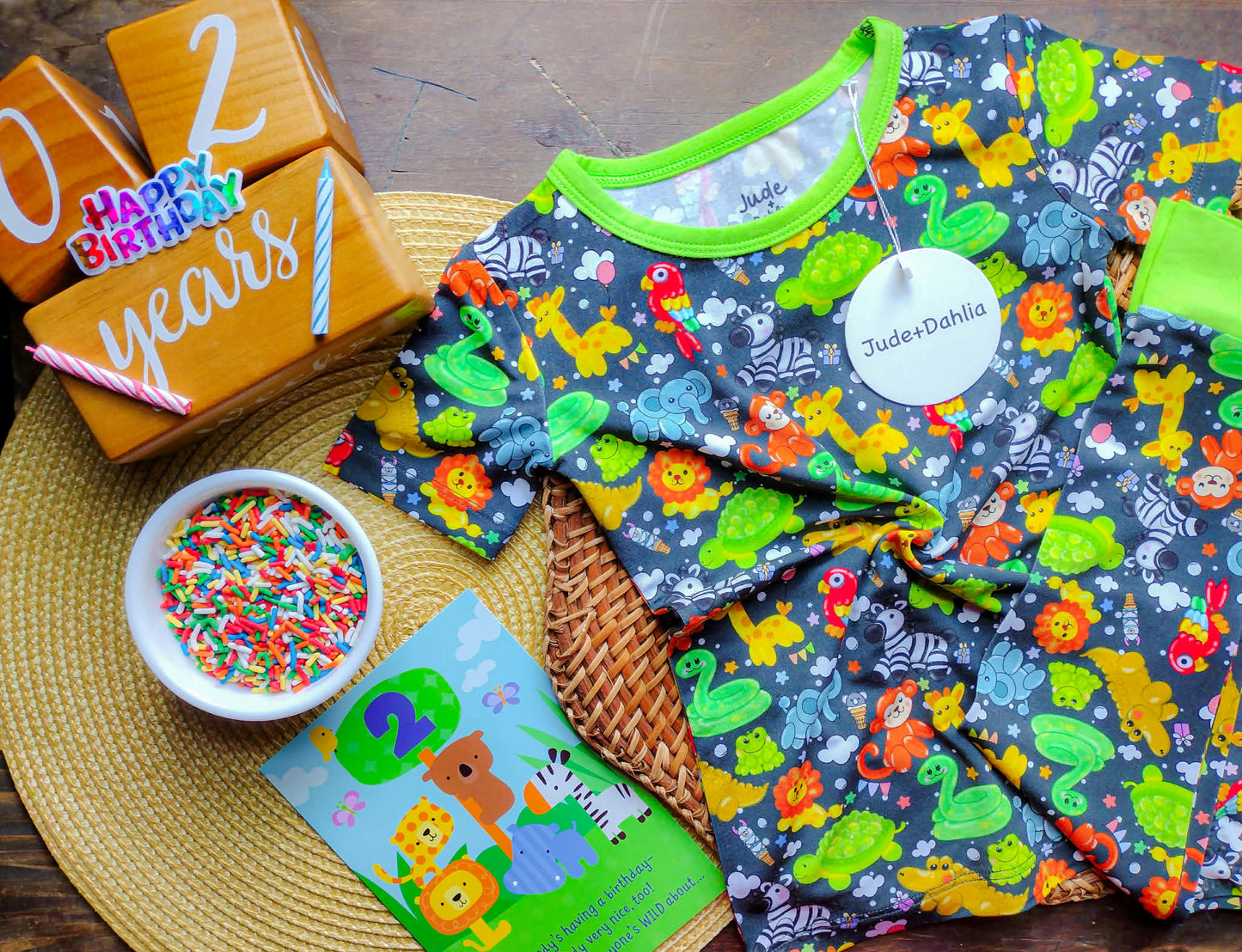 Safari Party Two Piece PJs