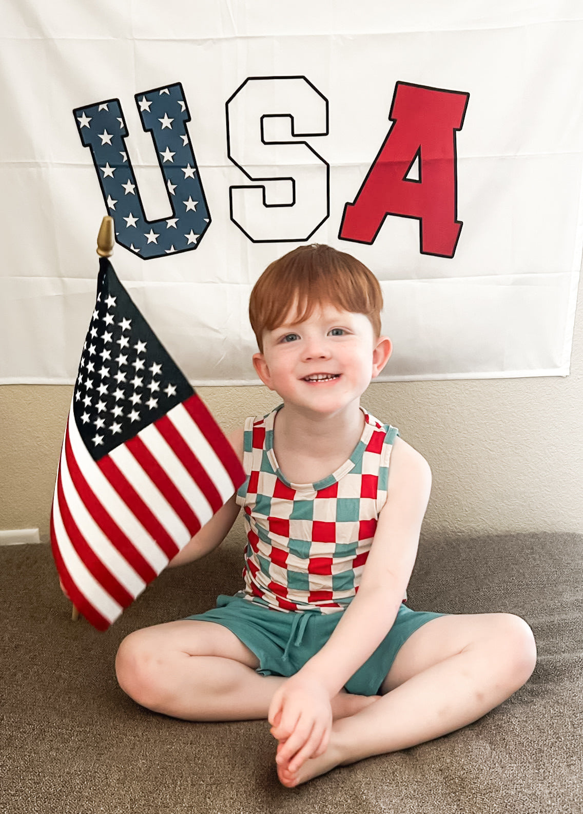 1776 Tank+Solid Shorts