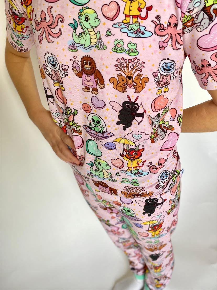 Cryptid Crush Two Piece PJs