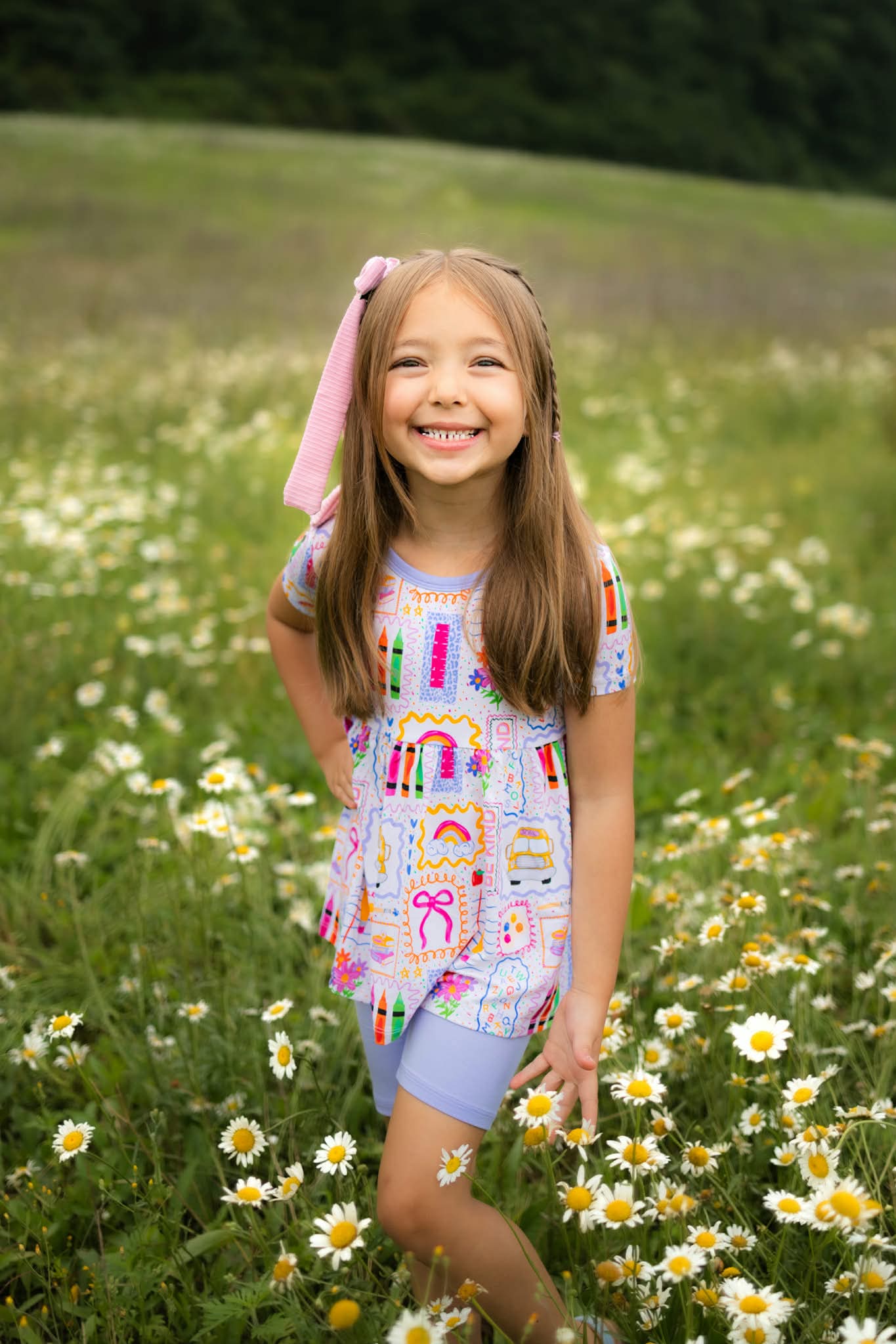 Crayon Cuties Peplum+Solid Bikers
