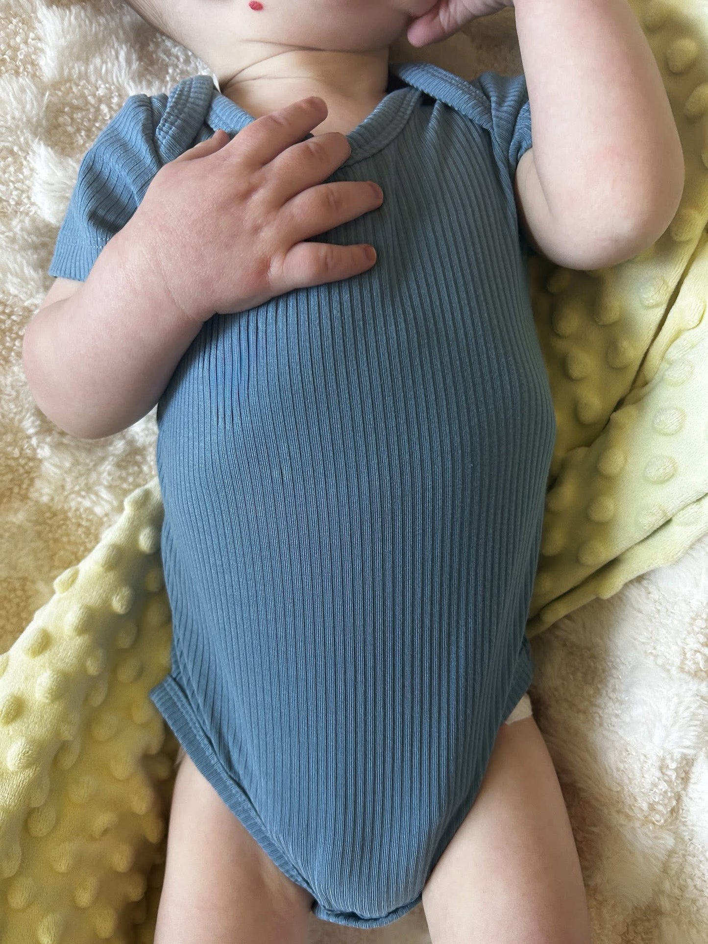 Moonlit Tide Ribbed Onesie