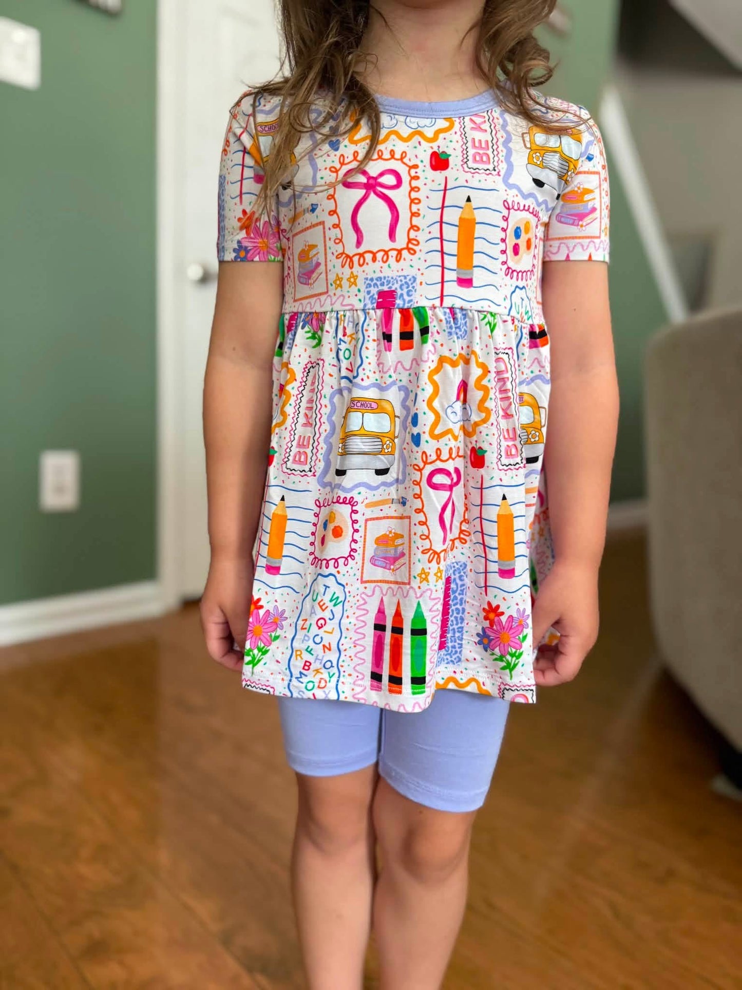 Crayon Cuties Peplum+Solid Bikers