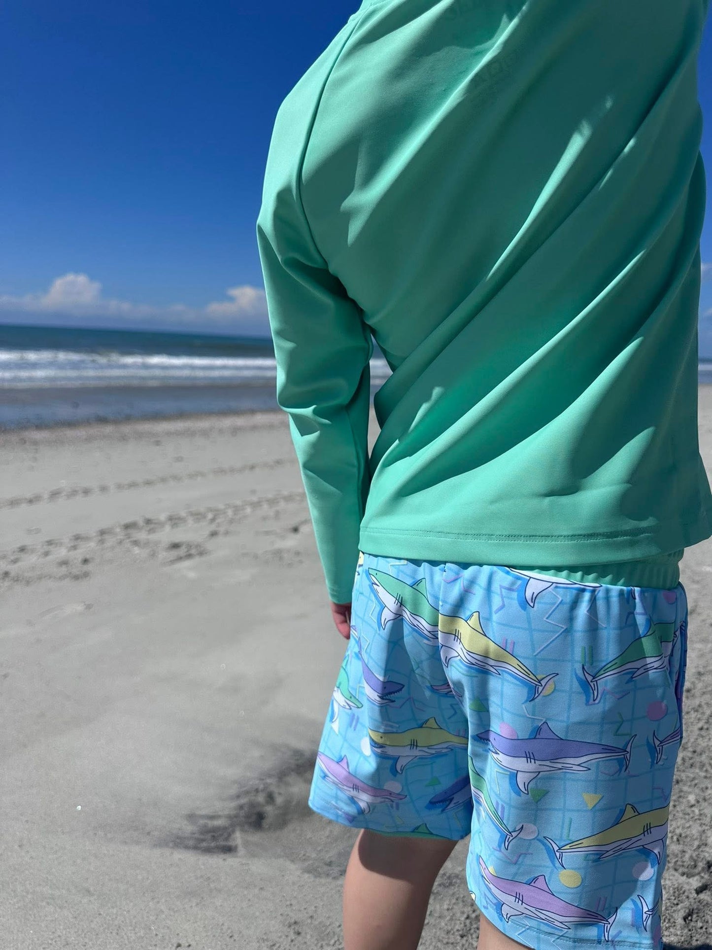 Retro Reef Trunks+Rash Guard