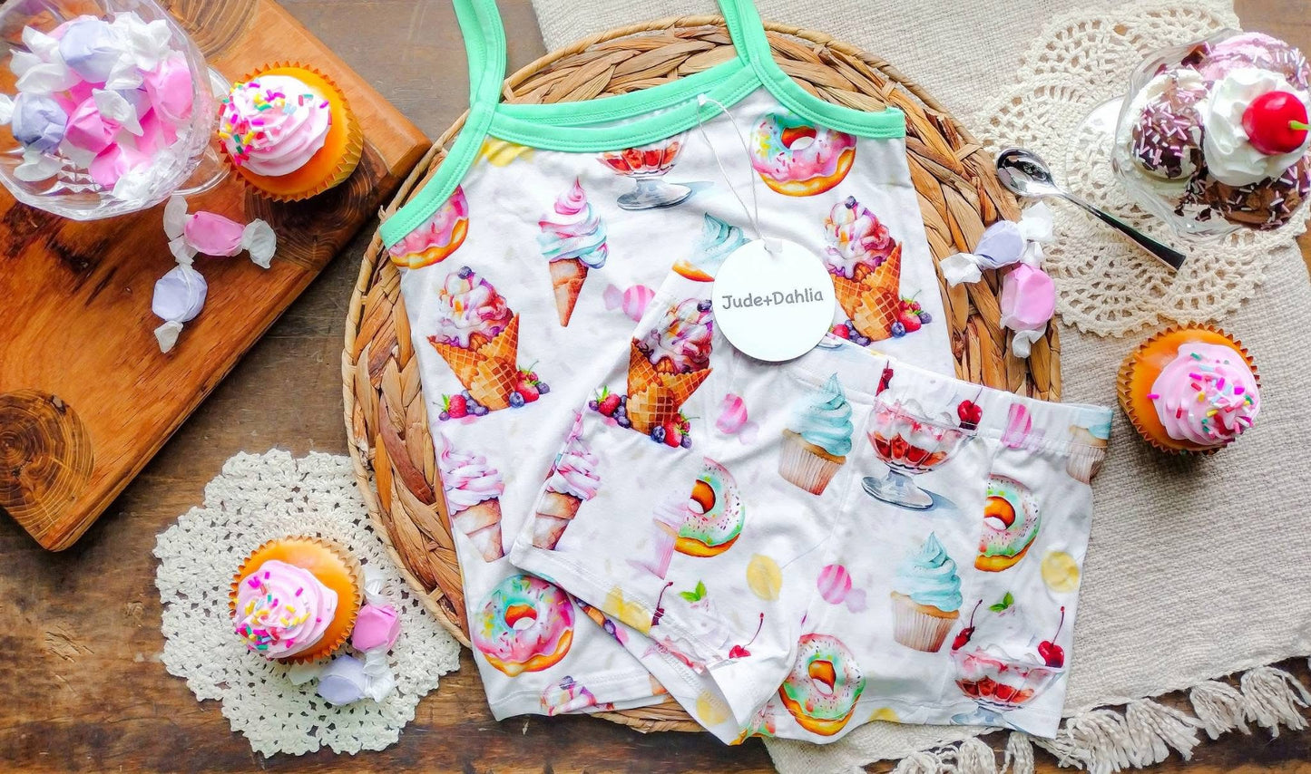 Dahlia’s Delights Cami+Shorts