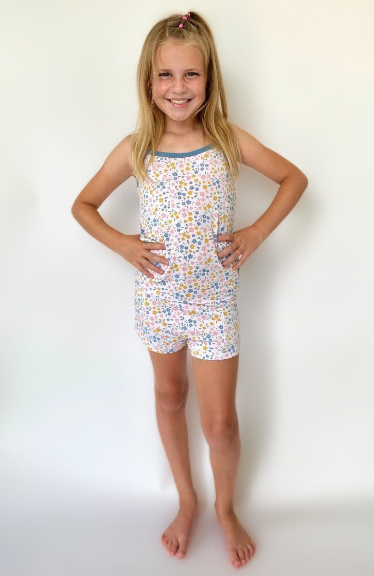 Floral Haze Cami Top+Shorts