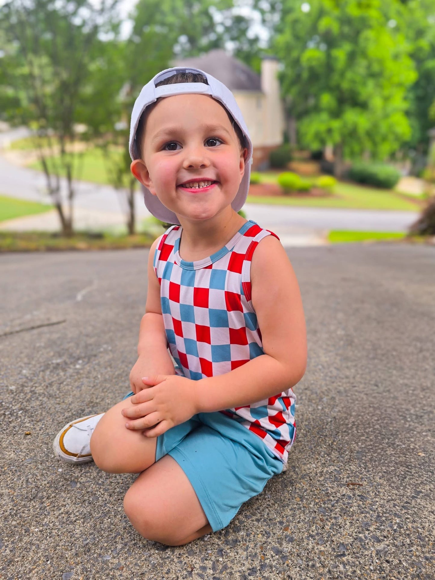 1776 Tank+Solid Shorts