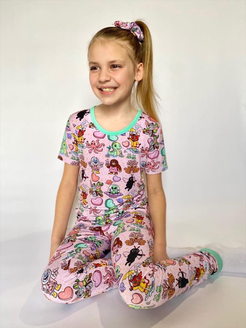 Cryptid Crush Two Piece PJs