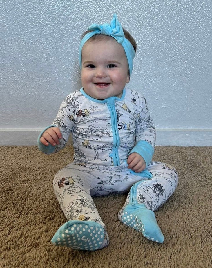 Hunny Trails Zippered Romper