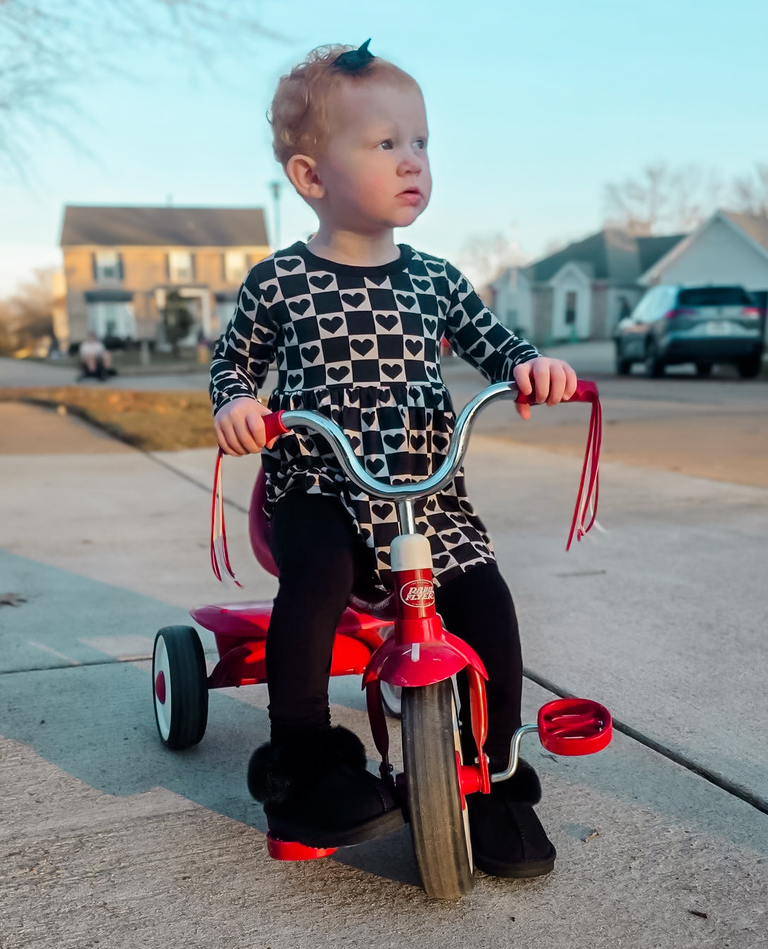 Rebel Hearts Peplum+Leggings