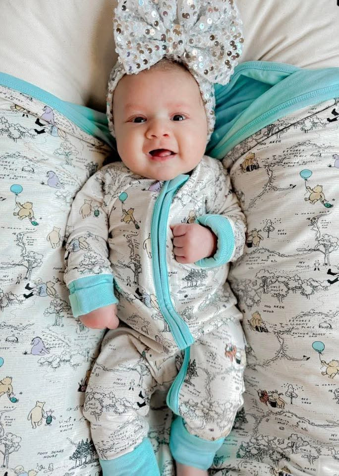 Hunny Trails Zippered Romper