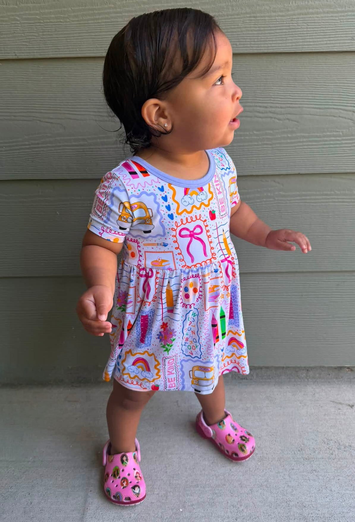 Crayon Cuties Peplum+Solid Bikers
