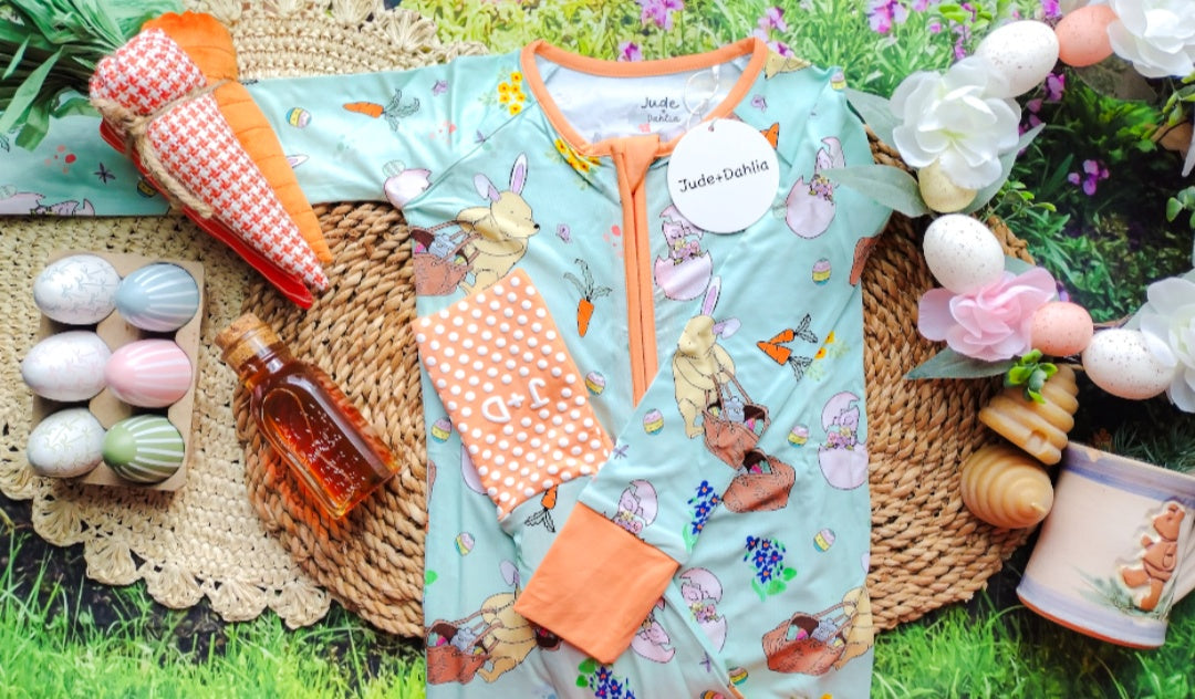 Hunny Bunny Zippered Romper