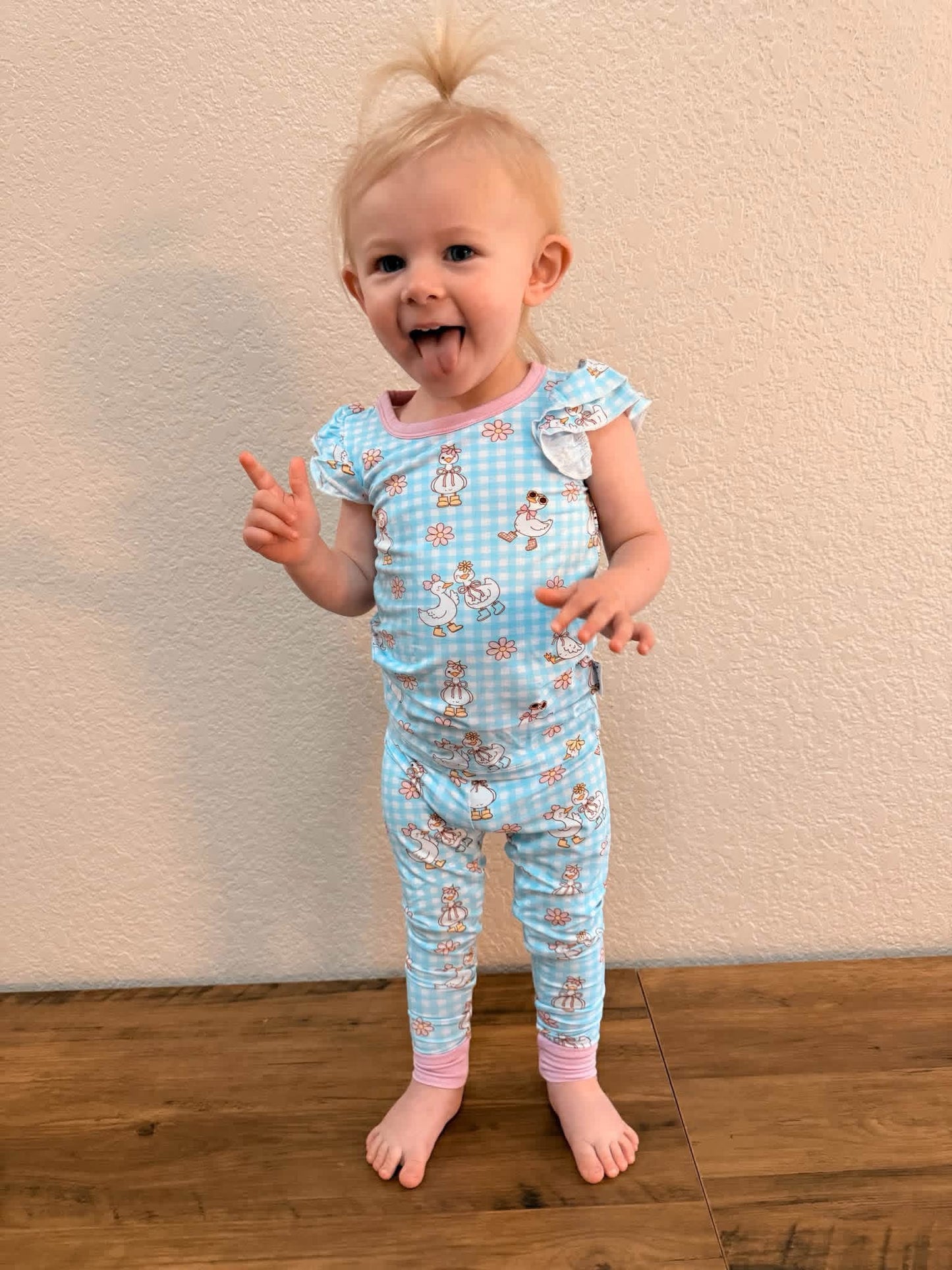 Boots&Blooms Flutter Sleeve Two Piece PJs