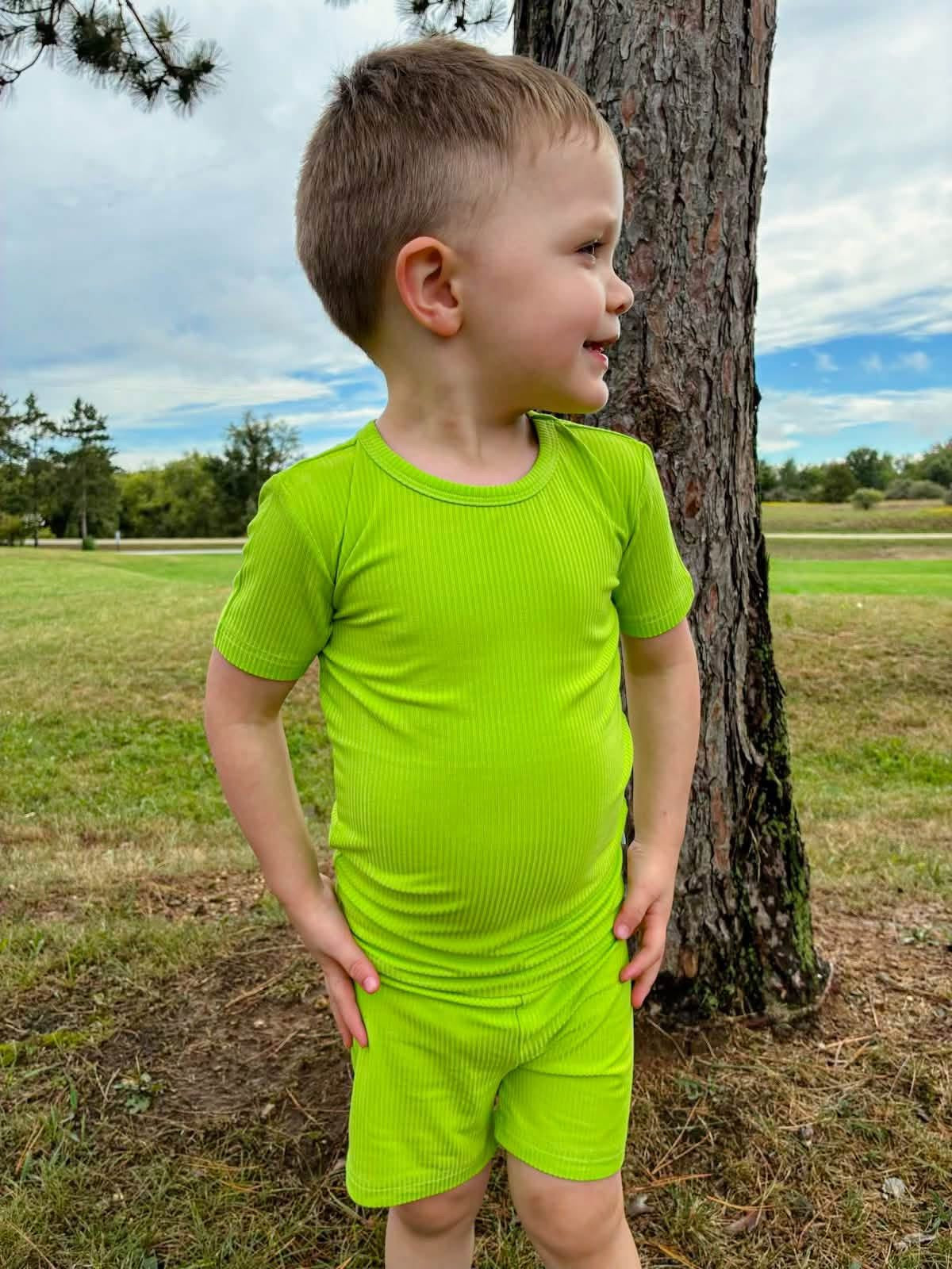 Cosmo Ribbed Two Piece PJs