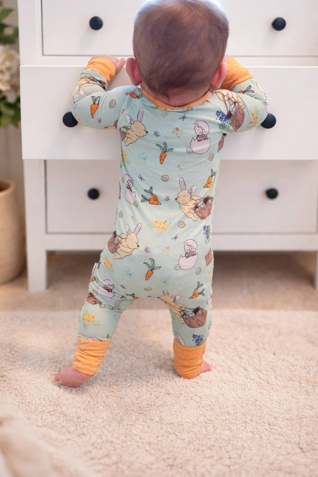 Hunny Bunny Zippered Romper
