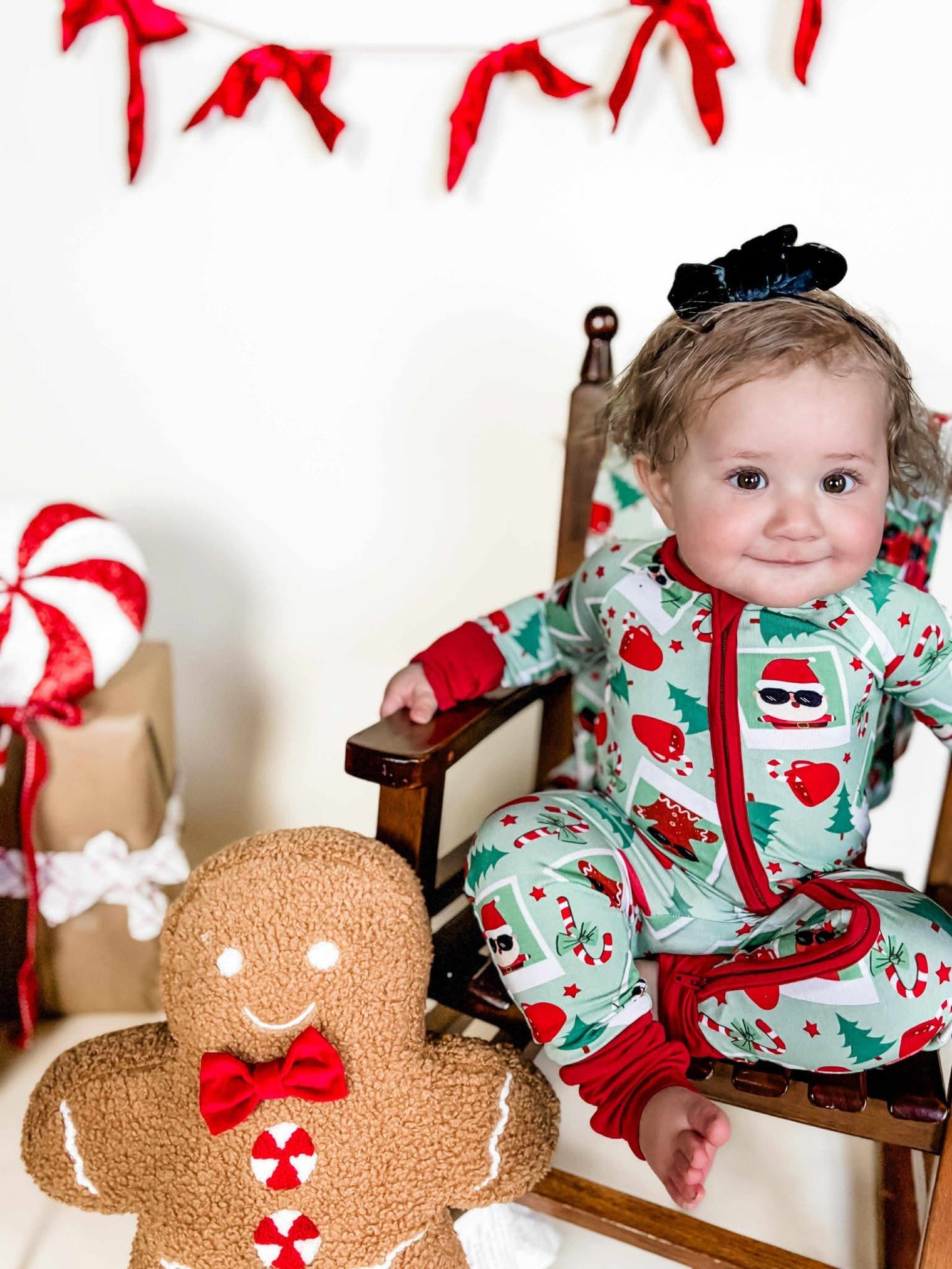 Sleigh All Day Zippered Romper