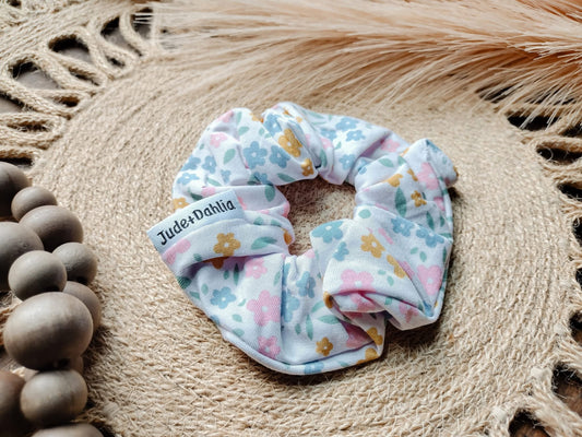 Floral Haze Scrunchy